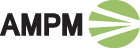 This logo of AMPM